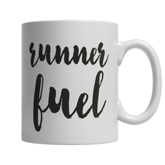 Runner Fuel White Mugs
