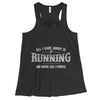 Image of All I Care About Is Running And Maybe Like 3 People Tank Tops