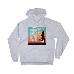 Winners Never Quit, Quitters Never Win - Running Mojo - Hoodies