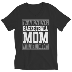 Warning Basketball Mom will Yell Loudly | T-Shirts and Hoodies