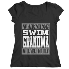 Warning Swim Grandma will Yell Loudly | Shirts and Hoodies