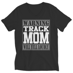 Warning Track Mom will Yell Loudly - Shirts, Long Sleeve Shirts, and Hoodies