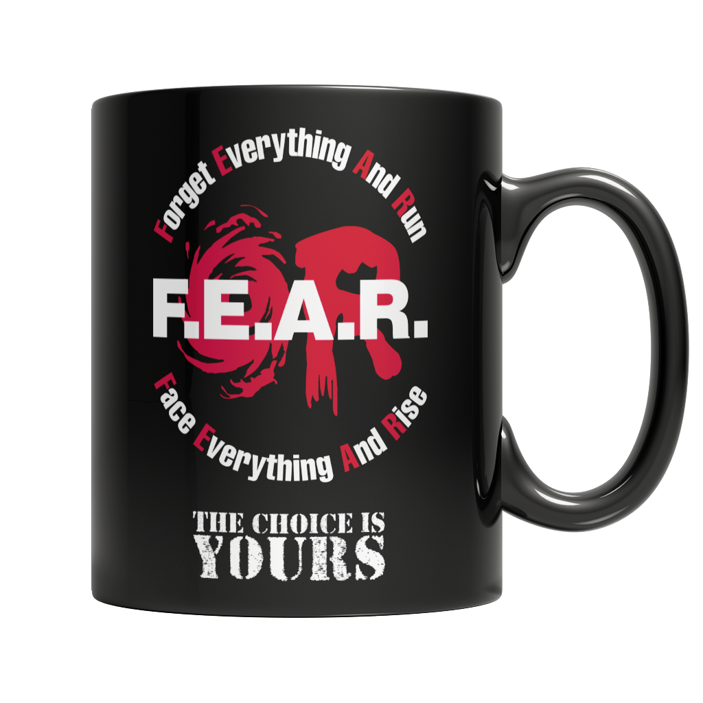 FEAR - Only In Your Head - Black 1oz Mugs