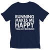 Image of Running Makes Me Happy You, Not so Much | T-Shirts and Hoodies