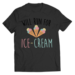 Image of Will Run For Ice Cream T-Shirts