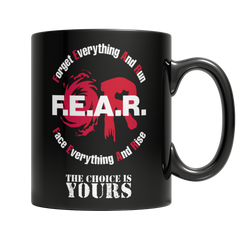 Image of FEAR - Only In Your Head - Black 1oz Mugs